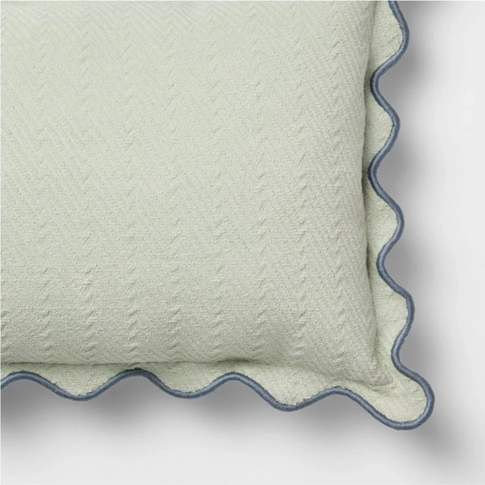Lumbar Textured Herringbone Pillow Threshold™ Design with Studio McGee